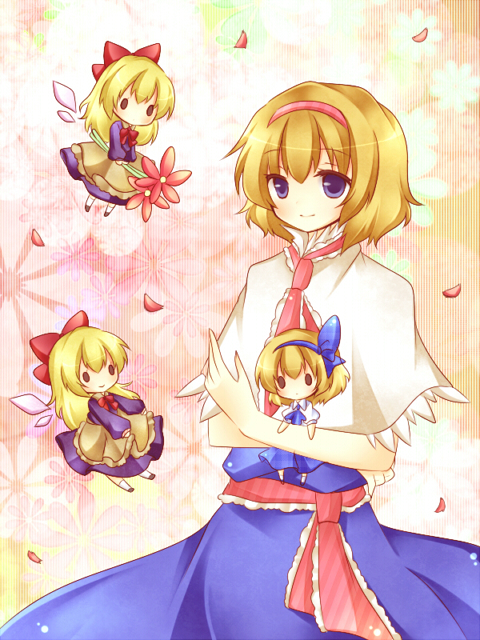 alice margatroid and shanghai doll (touhou) drawn by kureha_goya