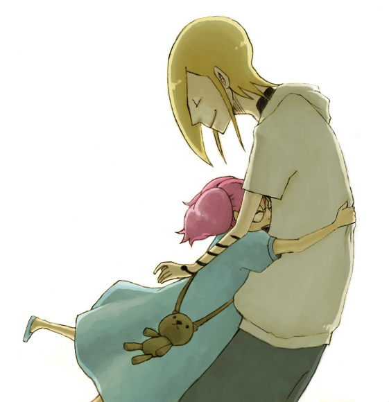 atori and mukai miho (noein) drawn by uhoho_(nano-pico)