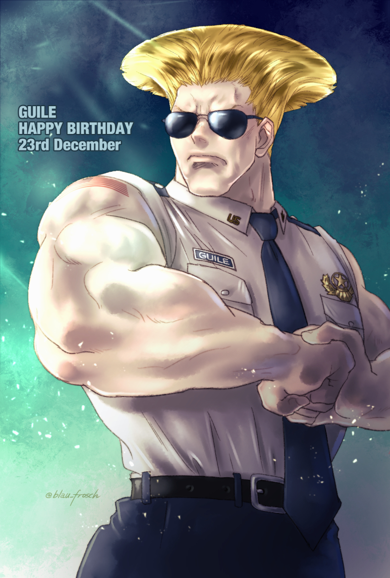 guile (street fighter) drawn by angie_(kani-ga-tobuna)