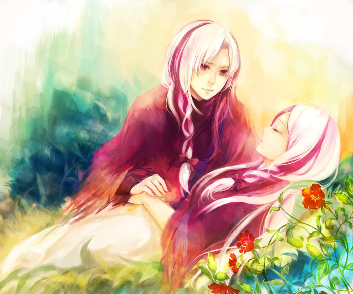 artemisia and eleuseus (sound horizon and 1 more) drawn by xxnicol