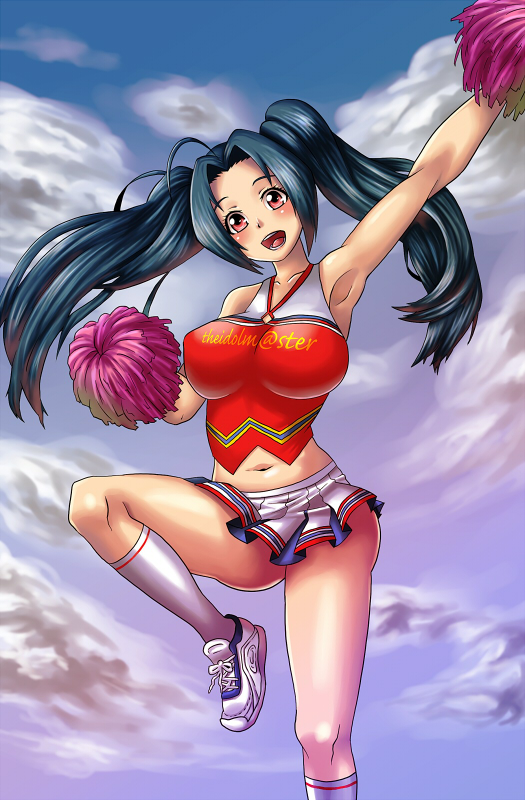 miura azusa (idolmaster and 1 more) drawn by yokkora