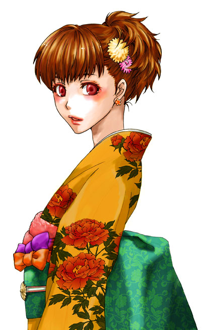 shiomi kotone (persona and 2 more) drawn by kagura_(momiji-iro)