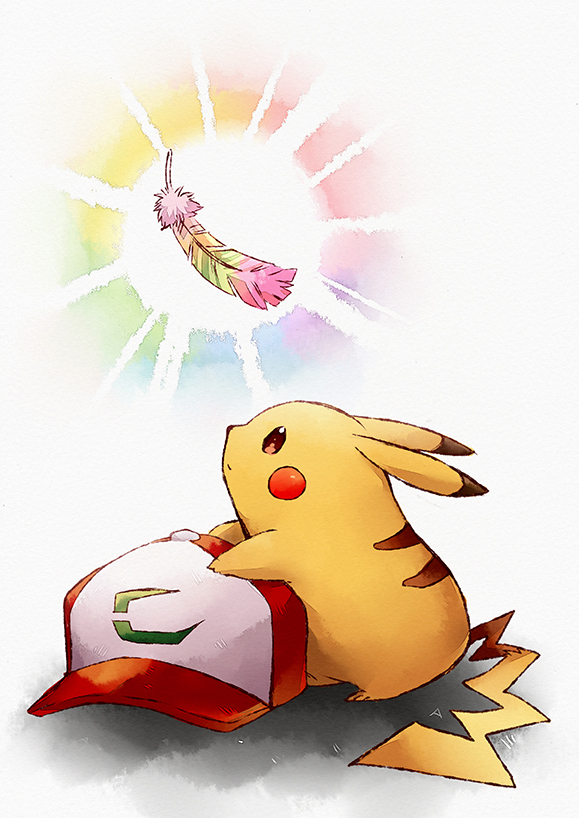 pikachu (pokemon and 1 more) drawn by kisaragi_itsuka_(aufheben)