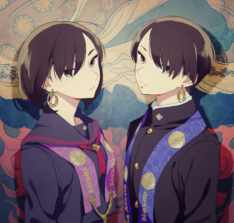 sara and muyuu (original and 1 more) drawn by akka