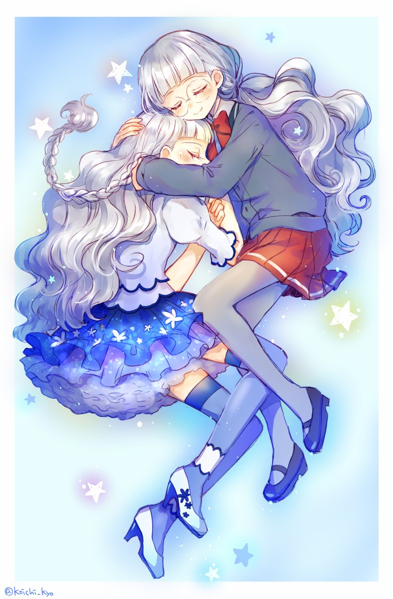 koda michiru and miichiru (pretty series and 2 more) drawn by touyama_soboro