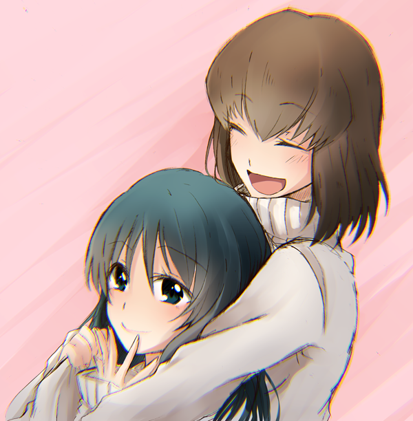tatekami seri and minashiro tsubaki (soukyuu no fafner) drawn by haru_sakurazaki