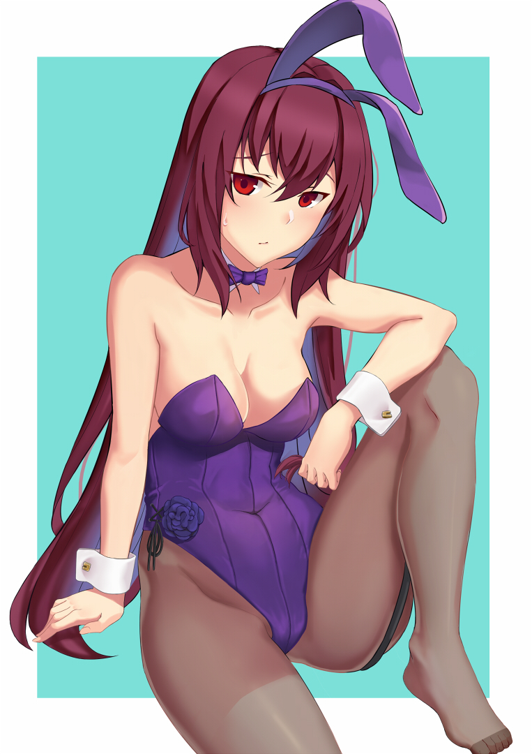 scathach (fate and 1 more) drawn by mo_shi