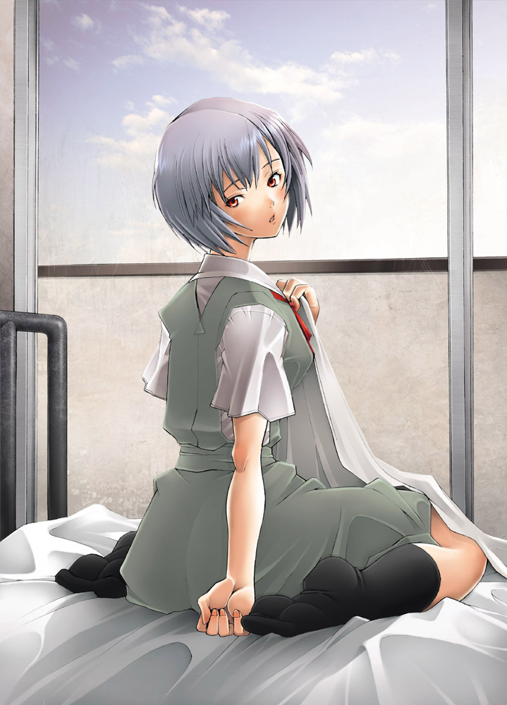 ayanami rei (neon genesis evangelion) drawn by sakai_hamachi