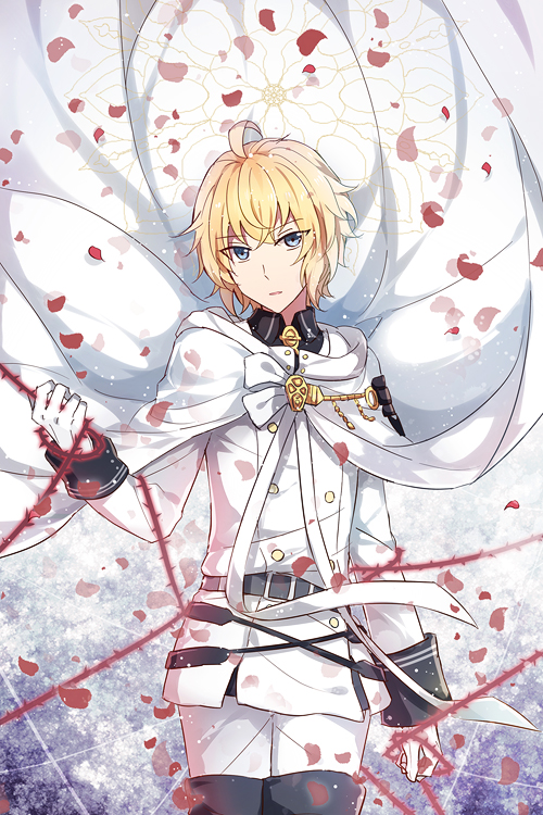 hyakuya mikaela (owari no seraph) drawn by toruglose