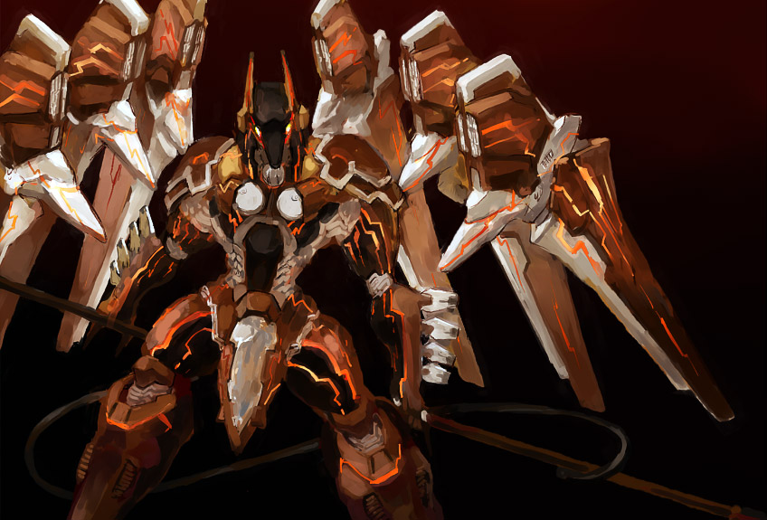 anubis (zone of the enders) drawn by yokoshima_(tirimoti)