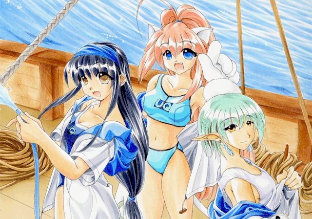 melody sinclair, sheela sheffield, and elle louise (yuukyuu gensoukyoku) drawn by atelier-moo
