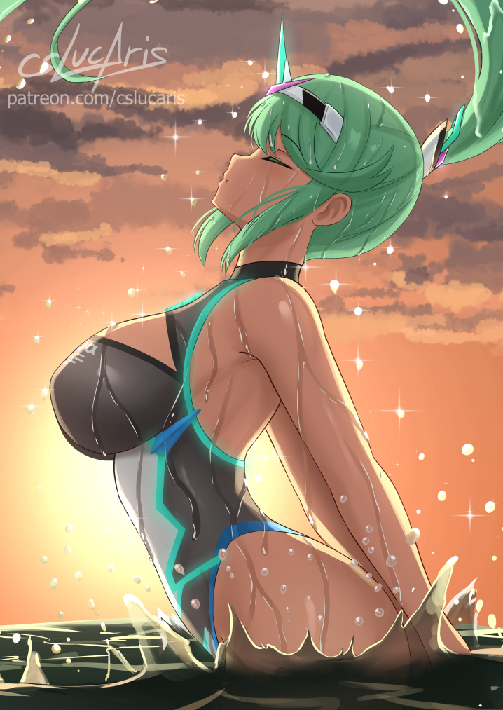 pneuma (xenoblade chronicles and 1 more) drawn by cslucaris