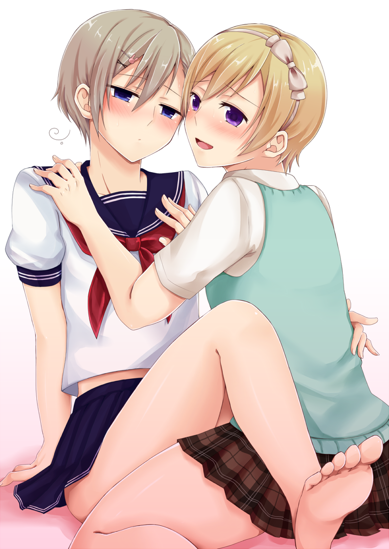 finland and norway (axis powers hetalia) drawn by aina123