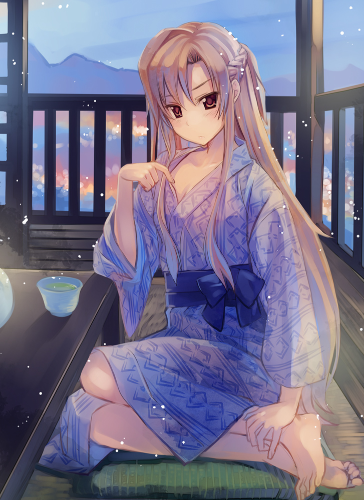 asuna (sword art online) drawn by naruse_chisato