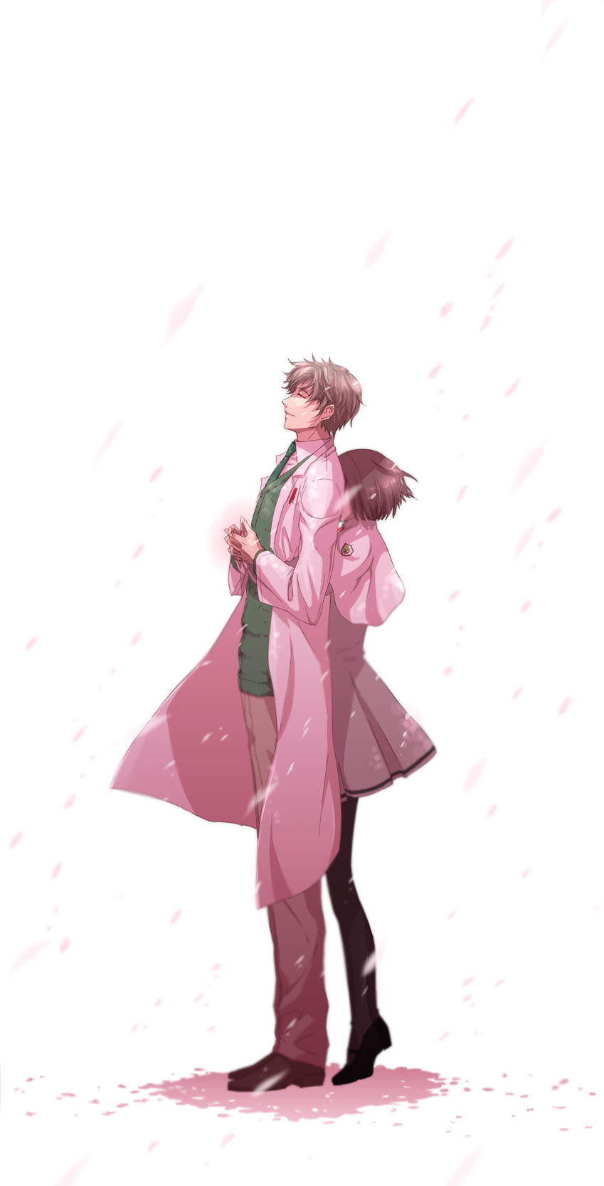 protagonist and wakaouji takafumi (tokimeki memorial and 2 more) drawn by satou_karume