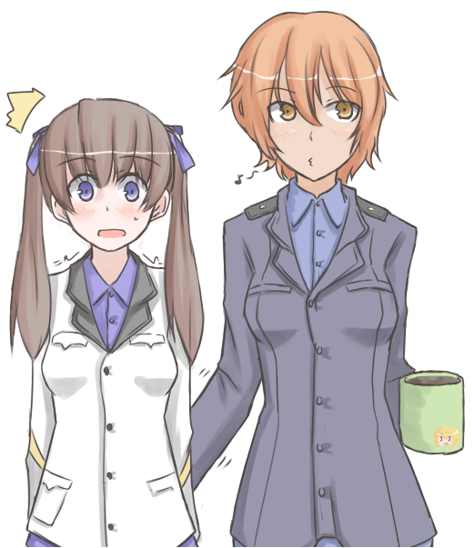 erica hartmann, waltrud krupinski, and georgette lemare (world witches series and 2 more) drawn by hakusen-hiki