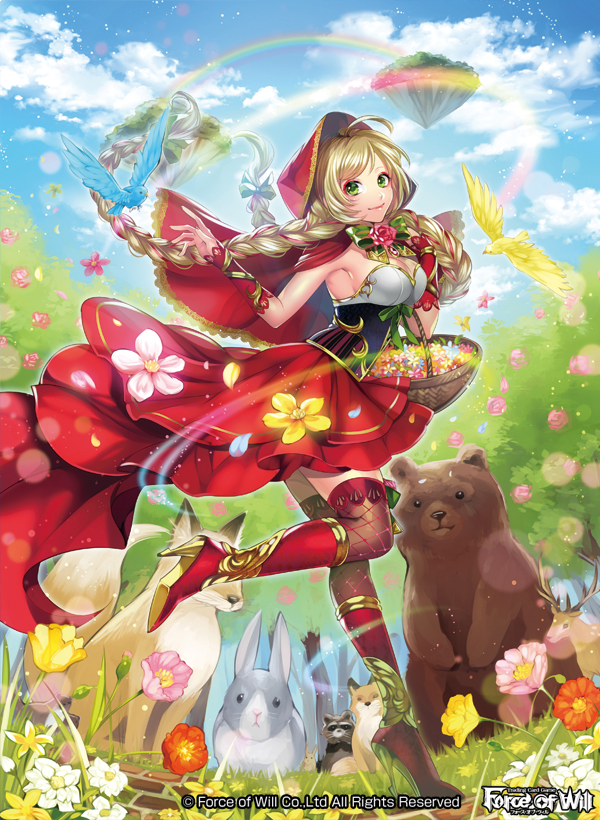 little red riding hood (force of will) drawn by matsurika_youko