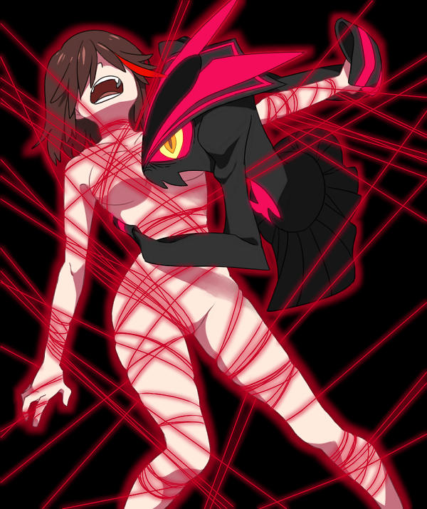 matoi ryuuko and senketsu (kill la kill) drawn by o-nashi_neko