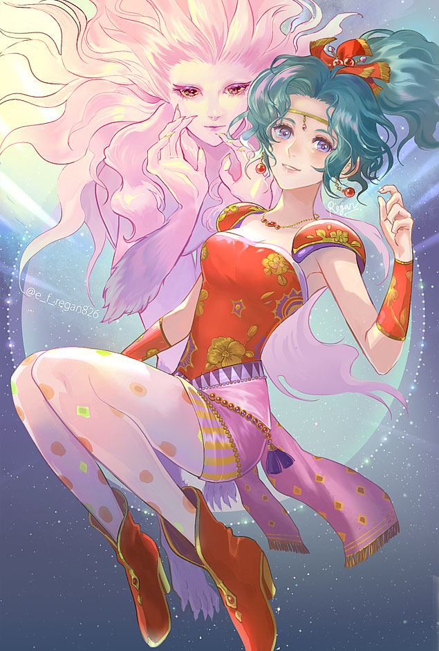 terra branford and trance terra branford (final fantasy and 1 more) drawn by regan_(hatsumi)