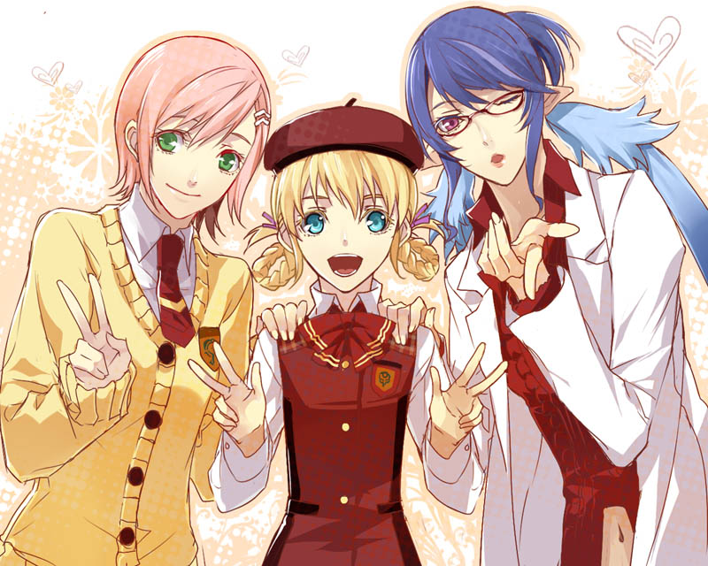estellise sidos heurassein, patty fleur, and judith (tales of and 1 more) drawn by izumi_(nagashi)