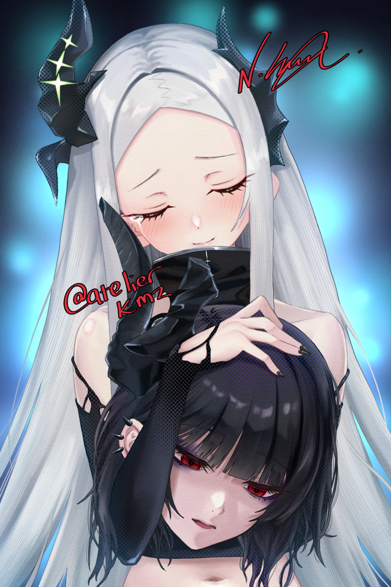 leviathan and behemoth (goddess of victory: nikke) drawn by atelier_kumaz