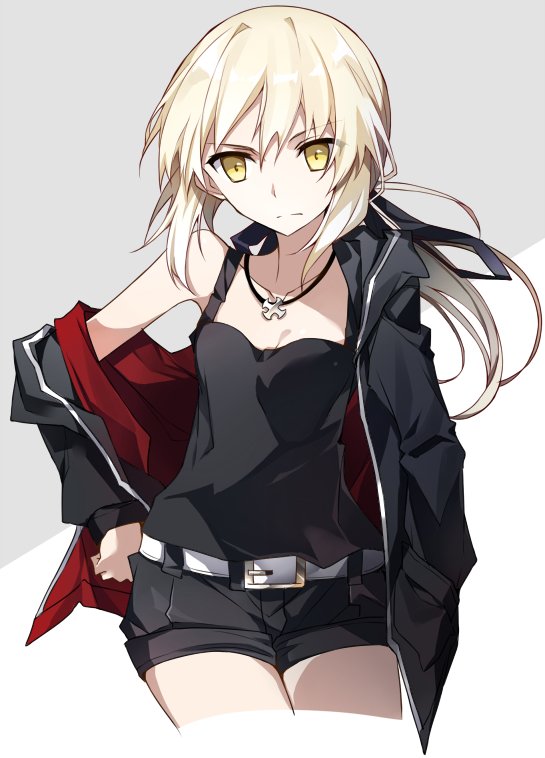 artoria pendragon and saber alter (fate and 1 more) drawn by tsuezu