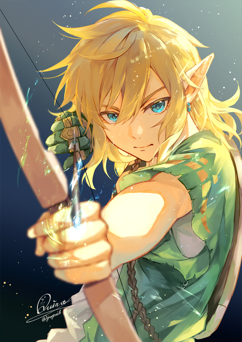 link (the legend of zelda and 1 more) drawn by kuina_(escapegoat)