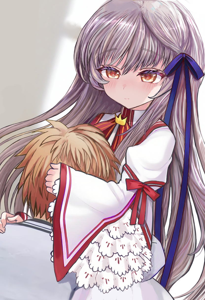 senri akane and tennouji kotarou (rewrite) drawn by gensou_roukaku