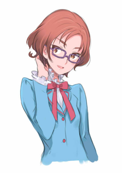 classmate with glasses (precure and 1 more) drawn by kuroboshi_kouhaku