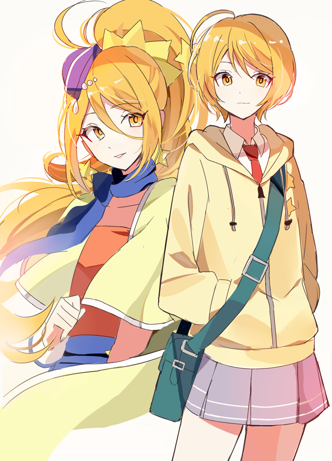 kagayaki homare and cure etoile (precure and 1 more) drawn by joman