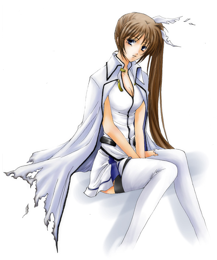 fate testarossa and takamachi nanoha (lyrical nanoha and 1 more) drawn by lina_(interlude)