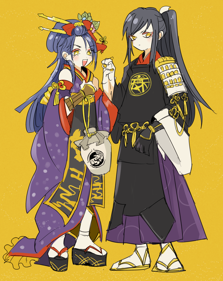 tarou tachi and jirou tachi (touken ranbu) drawn by sahau228