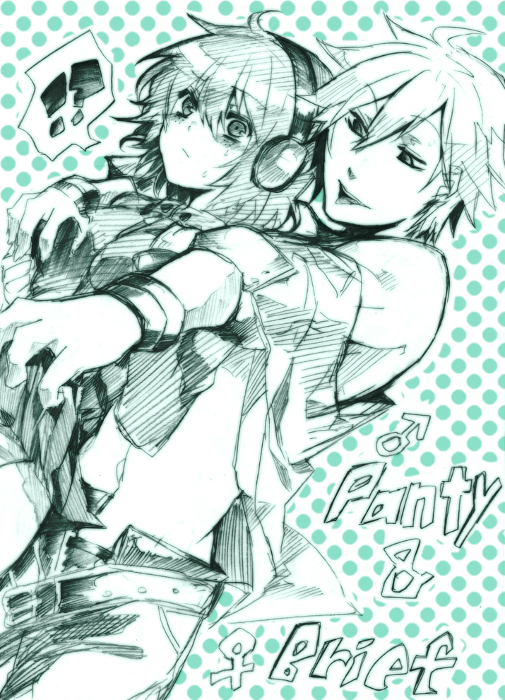panty and brief (panty & stocking with garterbelt) drawn by chocora11