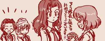 jajka, maiko, uszka, and maiko's driver (girls und panzer and 2 more) drawn by takahashi_kurage