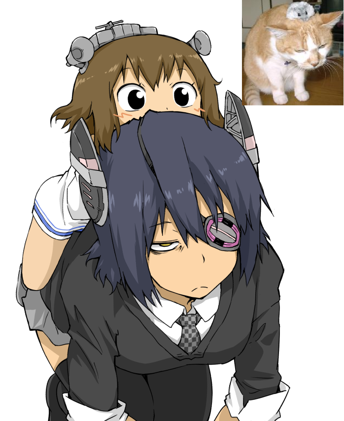 tenryuu and yukikaze (kantai collection) drawn by xenon_(kona-card)
