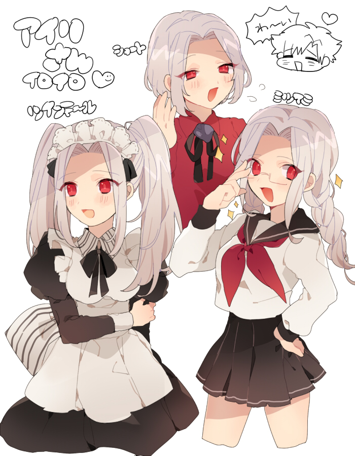irisviel von einzbern (fate and 1 more) drawn by miyako_(xxxbibit)