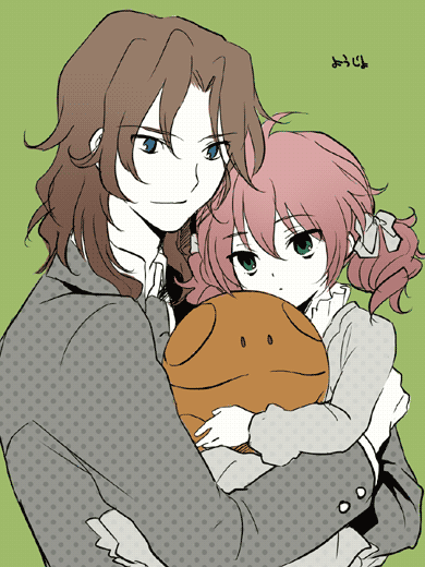 haro, feldt grace, and lockon stratos (gundam and 1 more) drawn by plum_(arch)