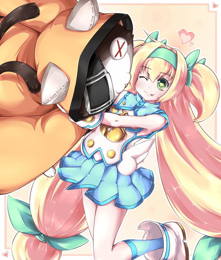 platinum the trinity and jubei (blazblue) drawn by yui_(imprinting)