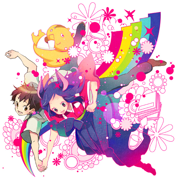 shinohara natsuki and koiso kenji (summer wars) drawn by utacoco