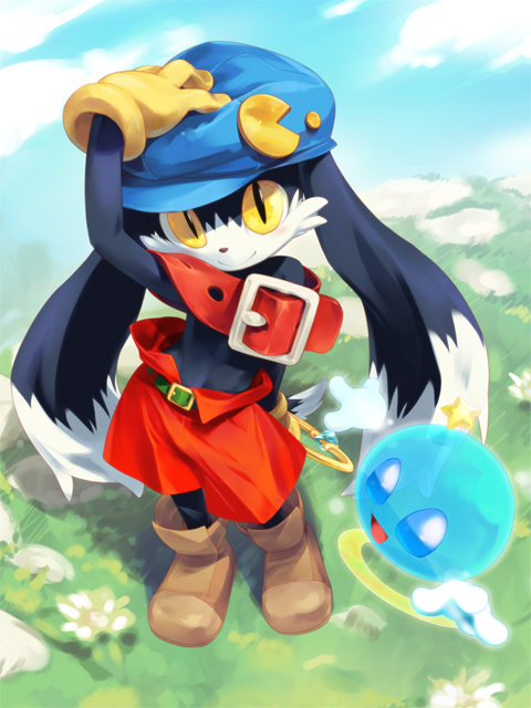 pac-man, klonoa, and huepow (pac-man and 1 more) drawn by mizuki_kotora