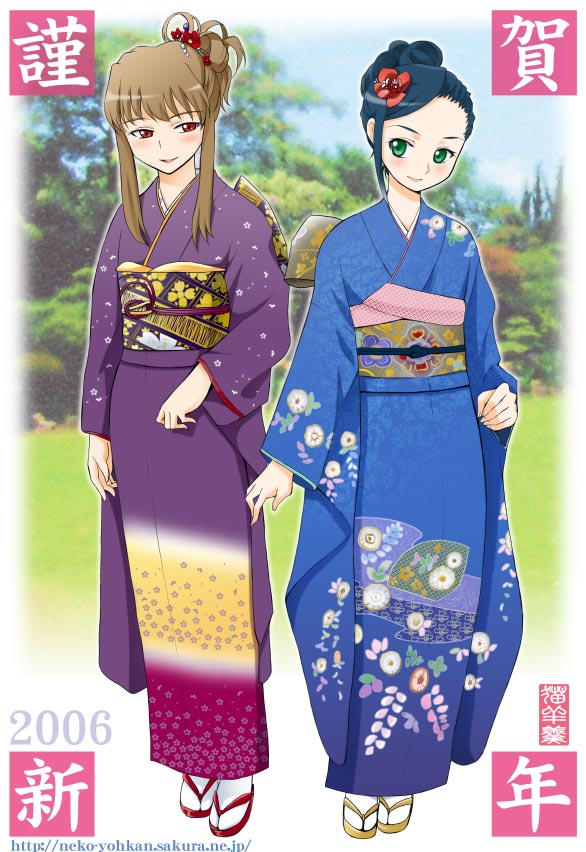 shizuru viola and natsuki kruger (my-otome) drawn by maira_gen