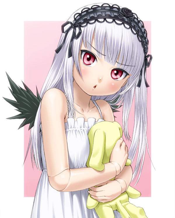 suigintou and kunkun (rozen maiden) drawn by ichikawa_masahiro