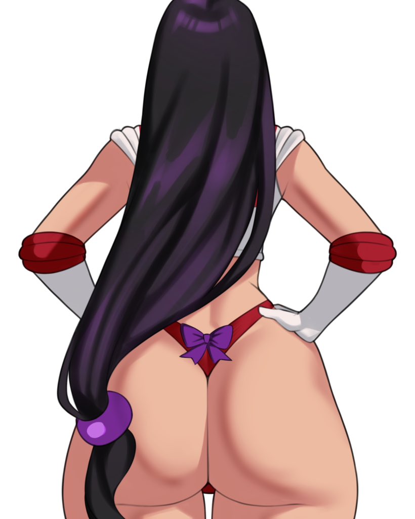 hino rei and sailor mars (bishoujo senshi sailor moon) drawn by jakuson_z