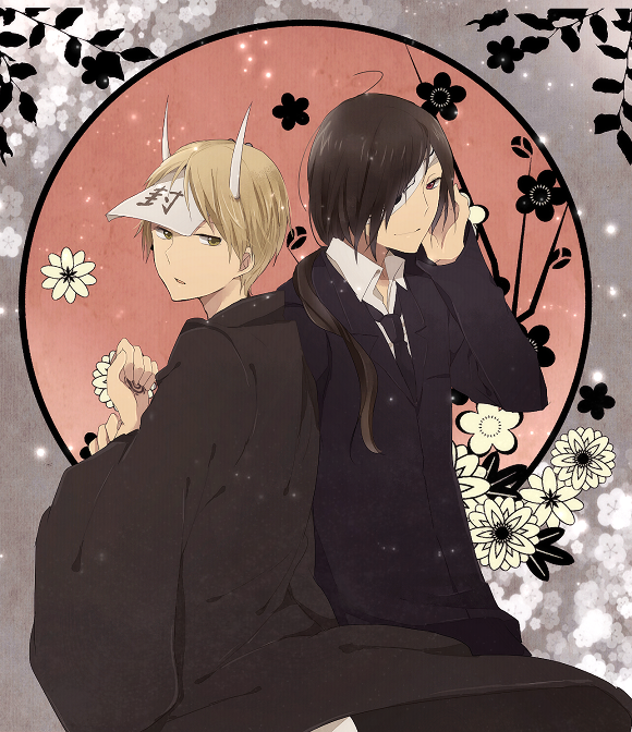 natsume takashi and matoba seiji (natsume yuujinchou) drawn by pocky1202