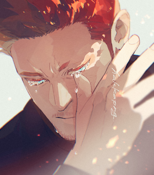endeavor (boku no hero academia) drawn by hakkapng