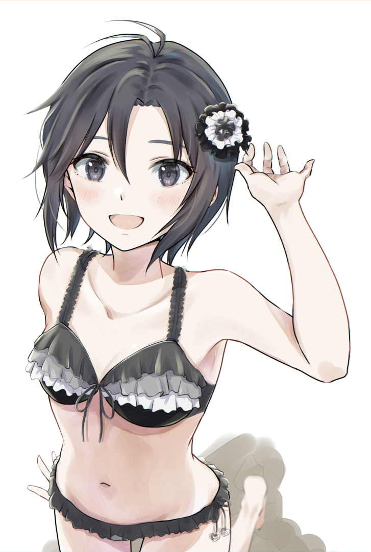 kikuchi makoto (idolmaster and 1 more) drawn by mogskg