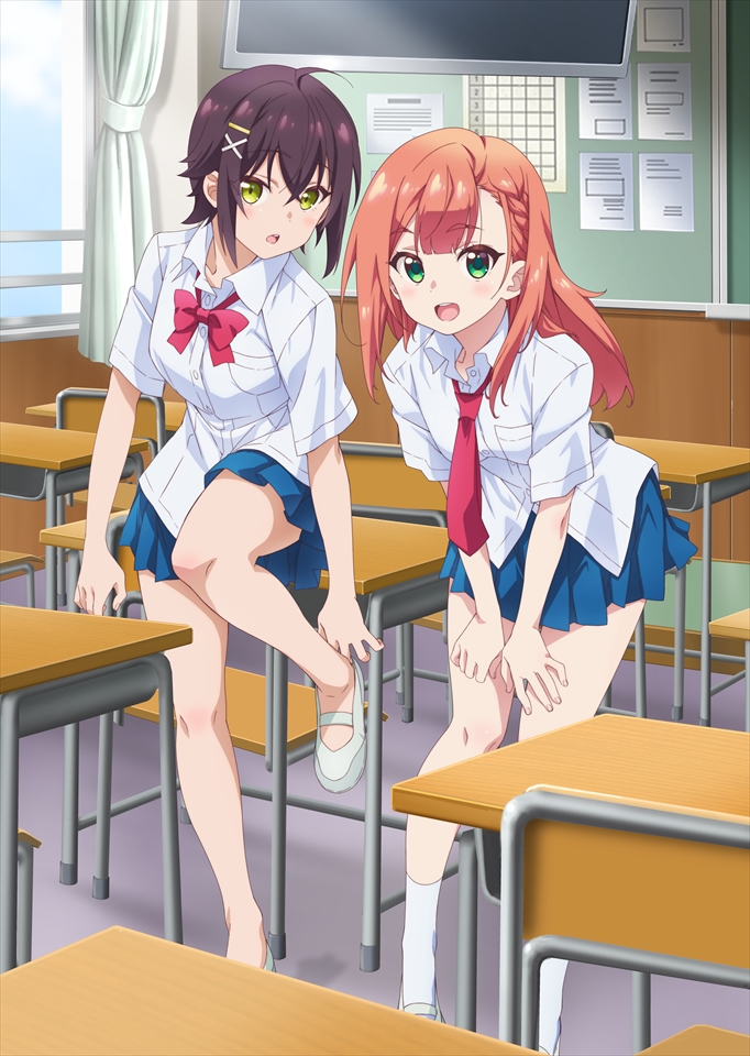 natsukawa aika and ashida kei (yumemiru danshi wa genjitsushugisha)
