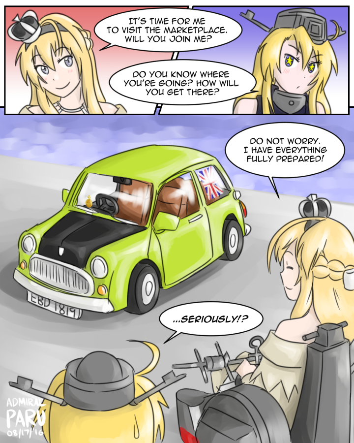 iowa and warspite (kantai collection and 1 more) drawn by admiral_paru