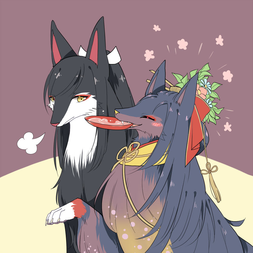 tarou tachi and jirou tachi (touken ranbu) drawn by maruneko
