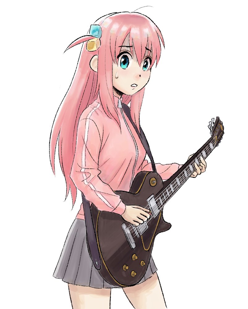 gotoh hitori (bocchi the rock!) drawn by rudy_mora